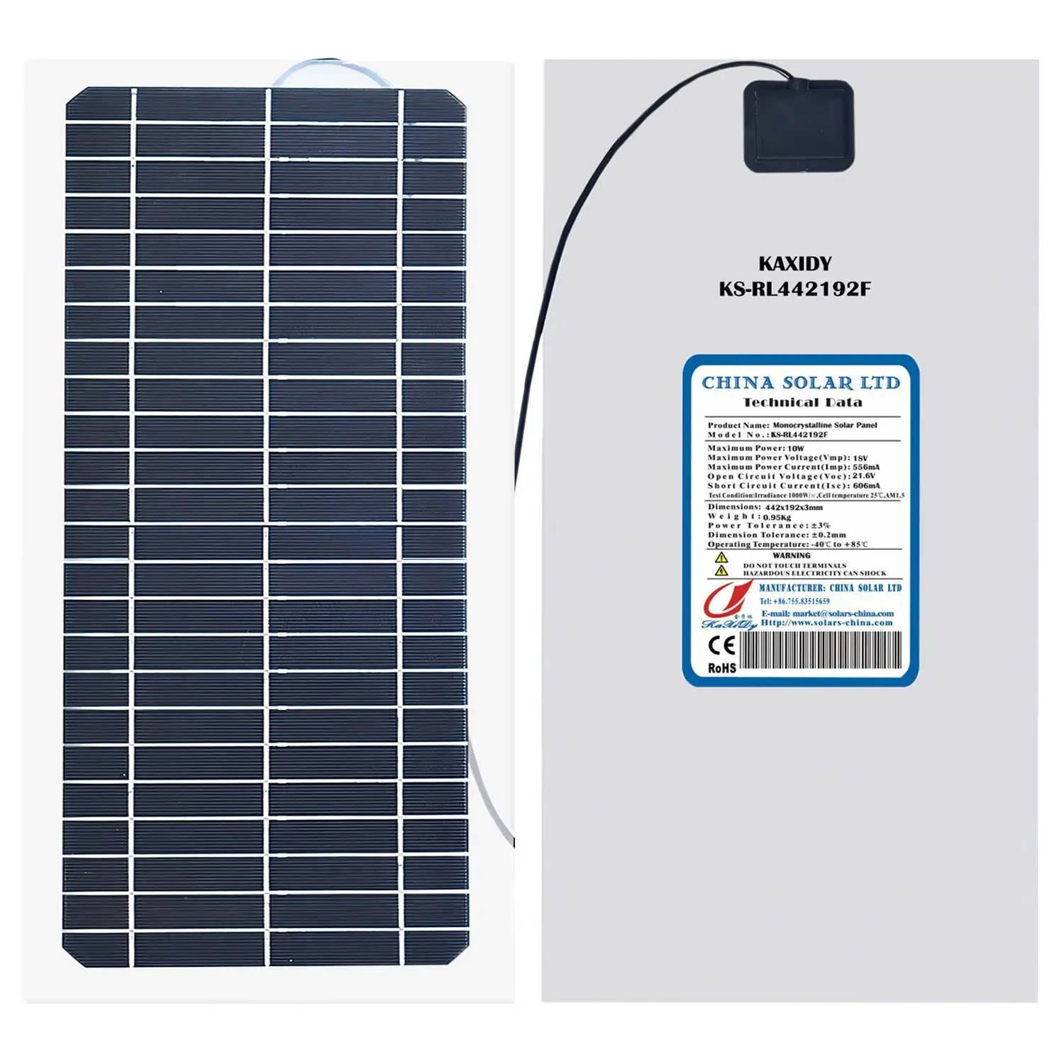 Painel Solar Flexível 10W