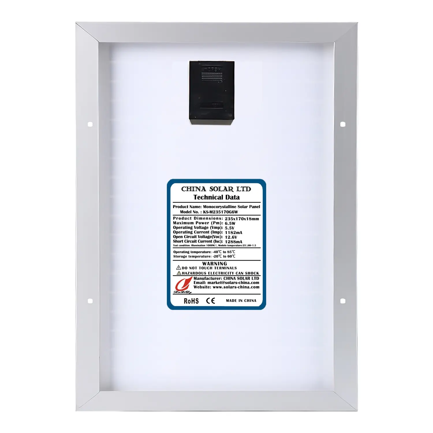 Módulo Solar Monocristalino 8W