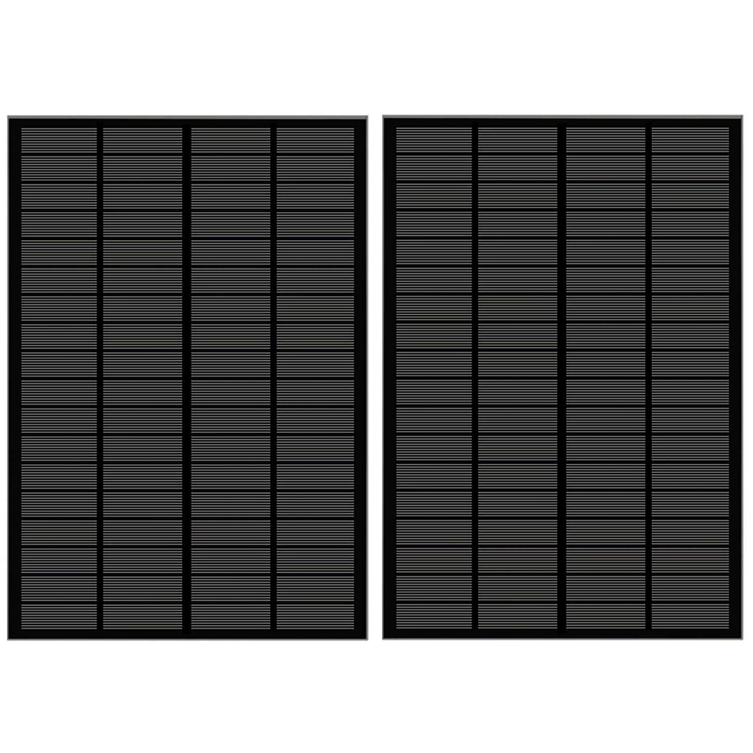Preto Painel Solar 3W