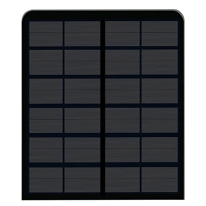 5W Painéis Solares Preto