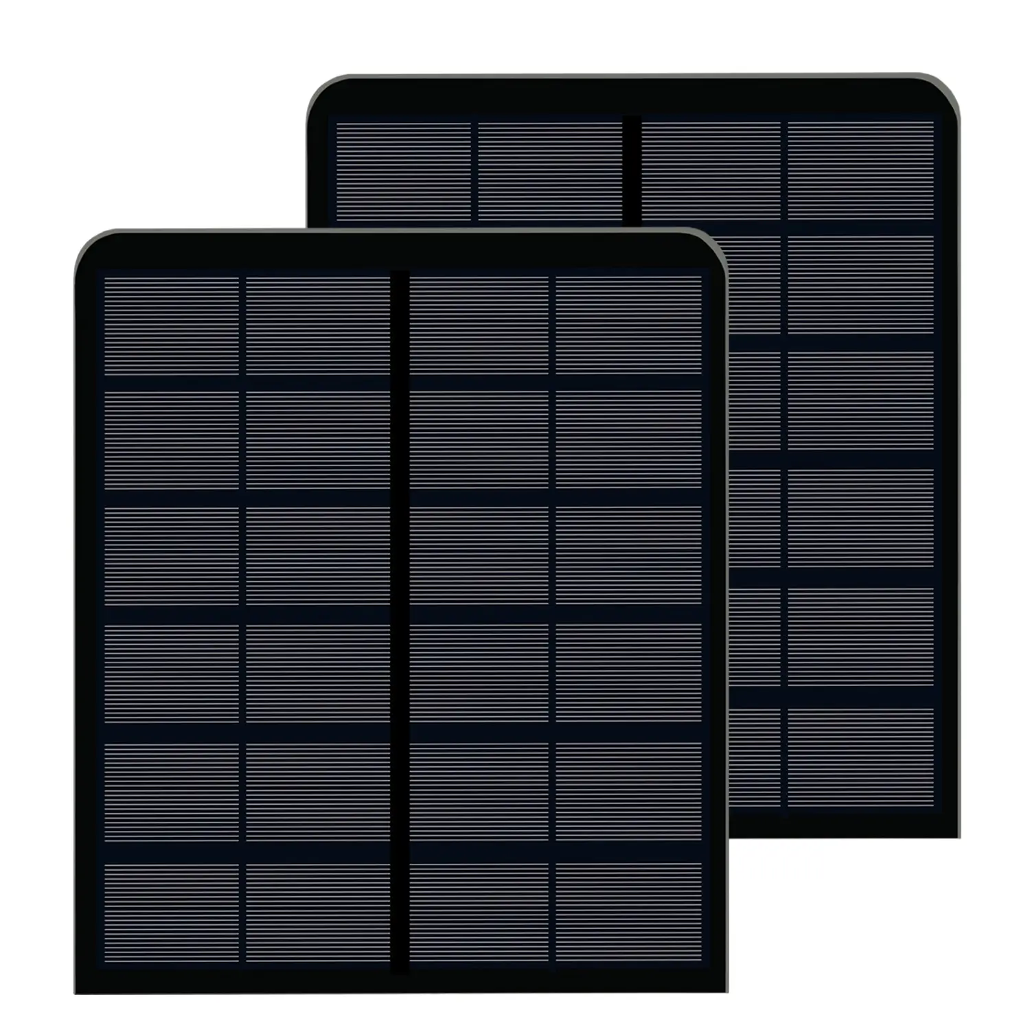 5W Painéis Solares Vidro