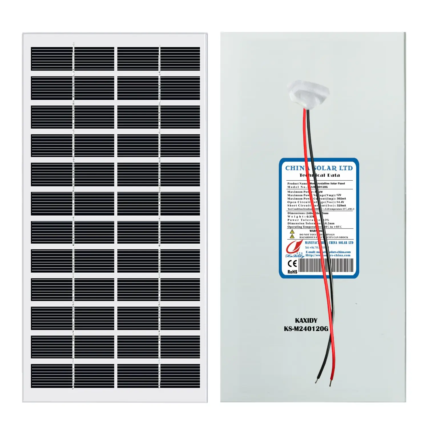 Mini Painel Solar 12V