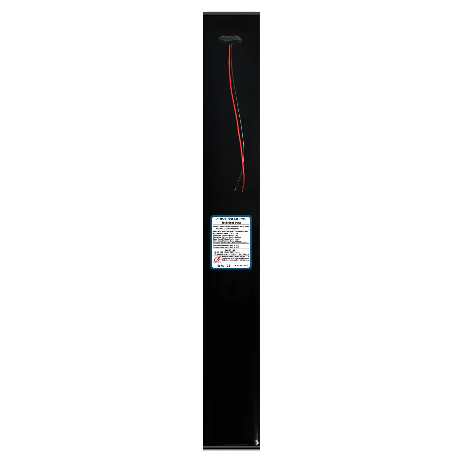 Preto Painéis Solares 10W 18V