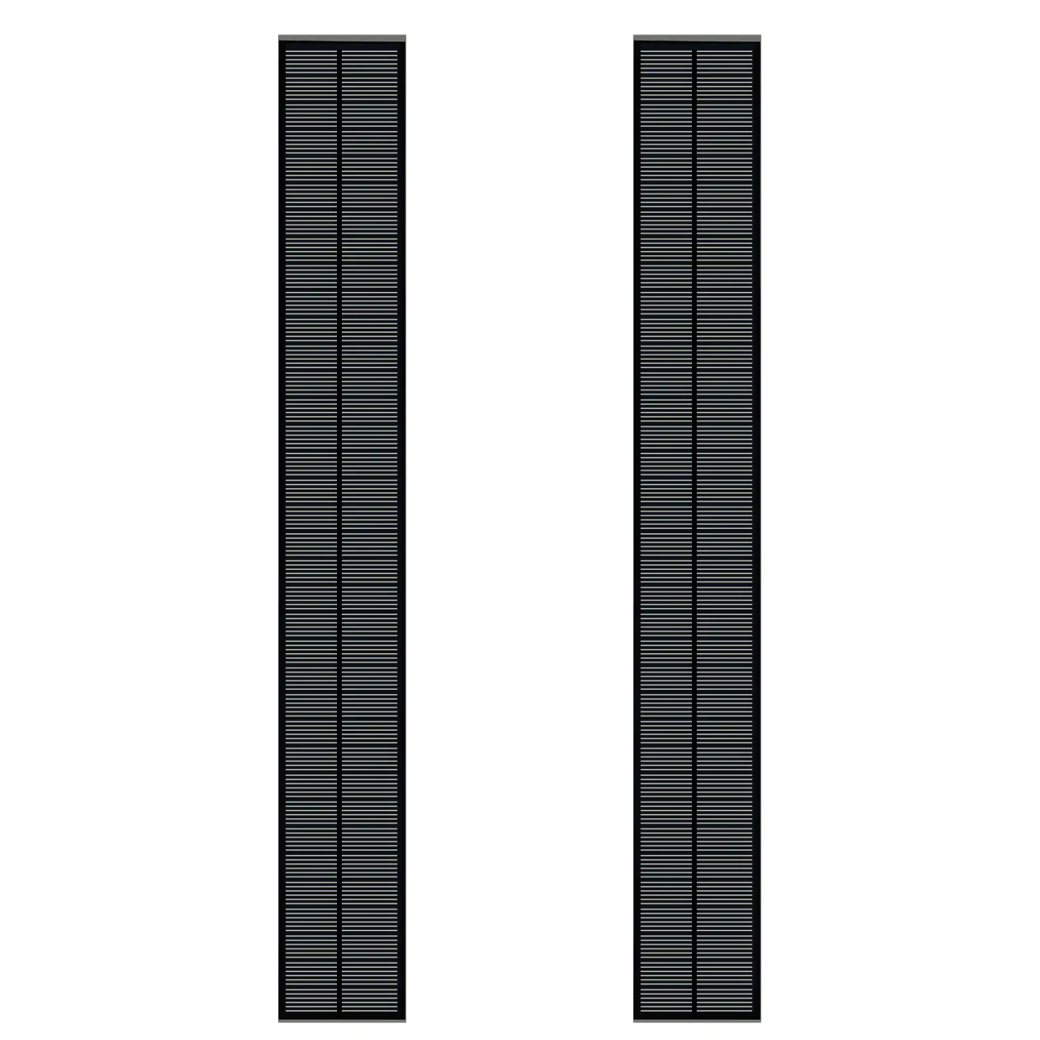 Preto Painel Solar Longo 10W