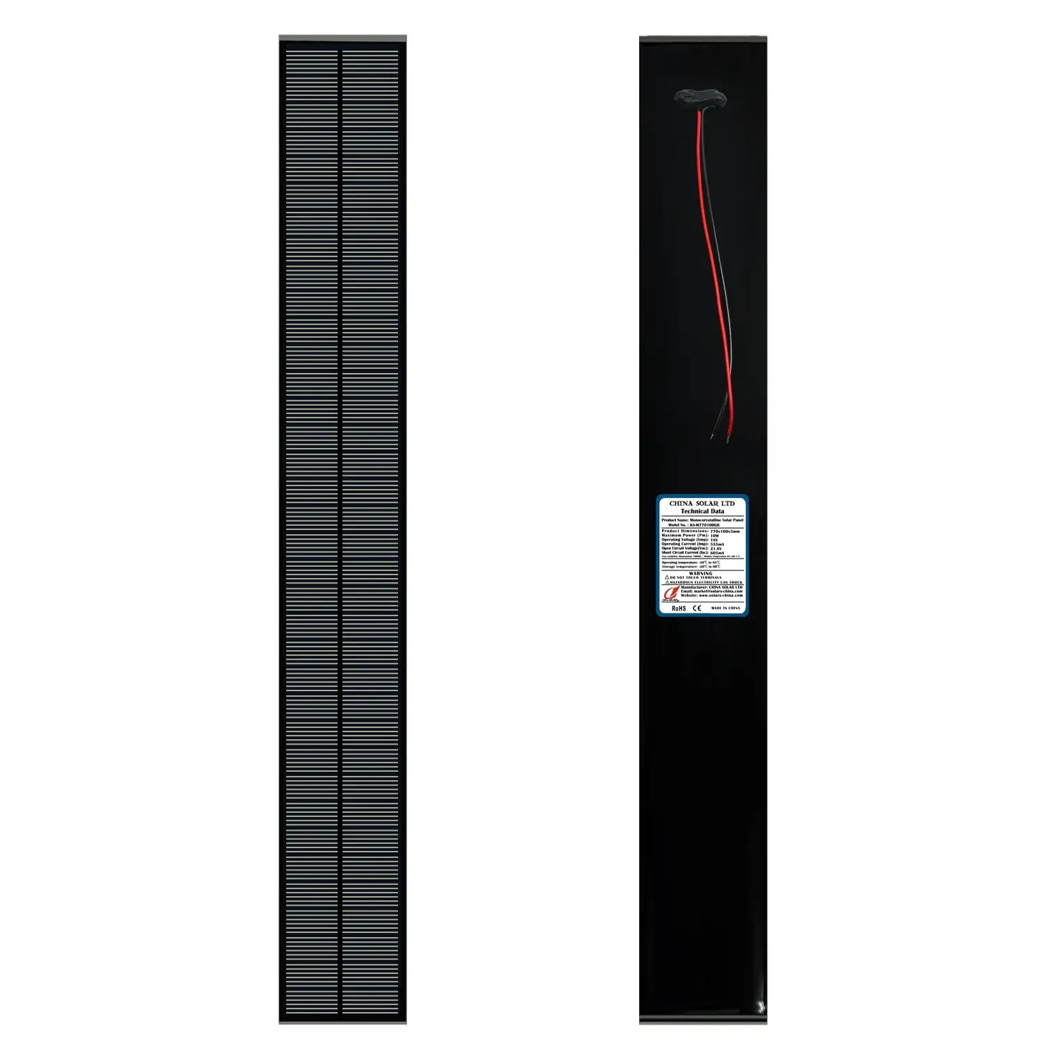 10W Painel Solar Fotovoltaico