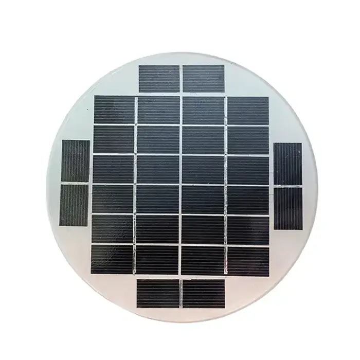 Painéis Solares Redondo 6V
