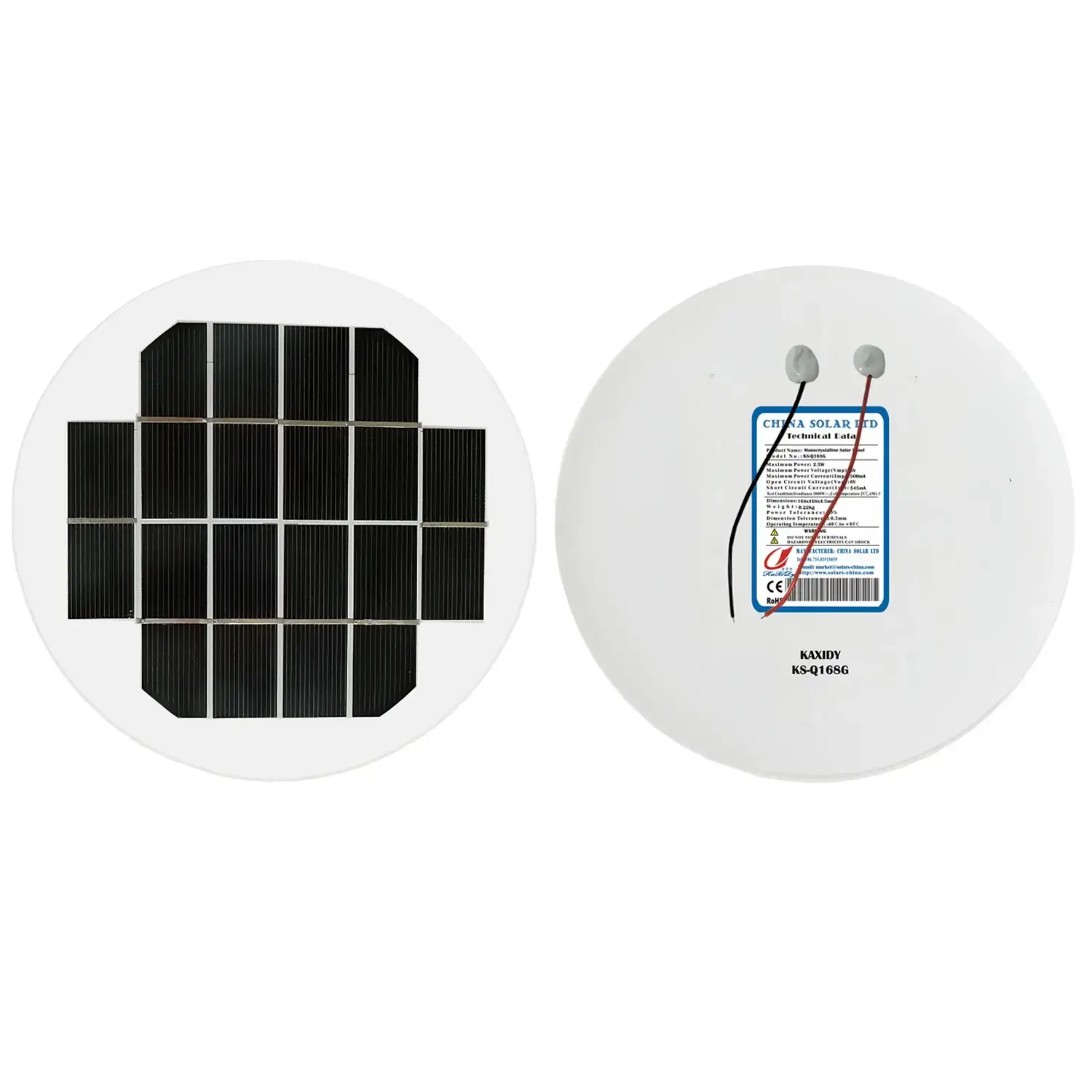 Painel Solar Circular 5W 5V