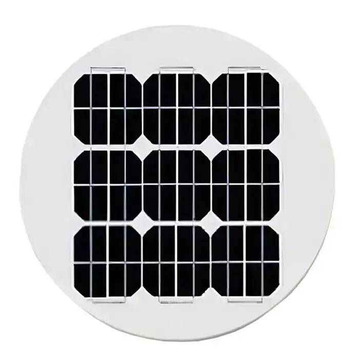 25W Painel Solar Redondo