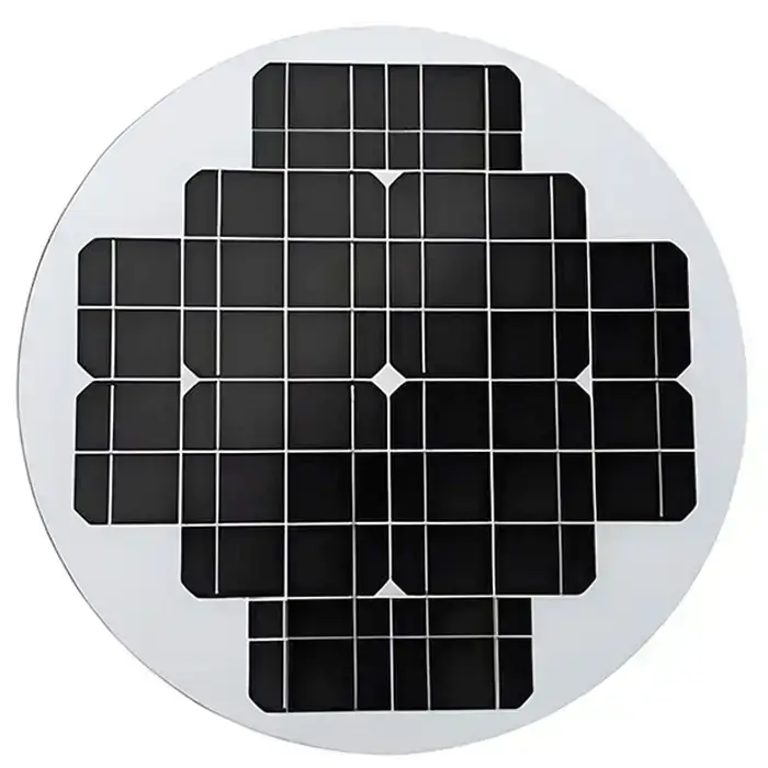 50W Painel Solar Redondo