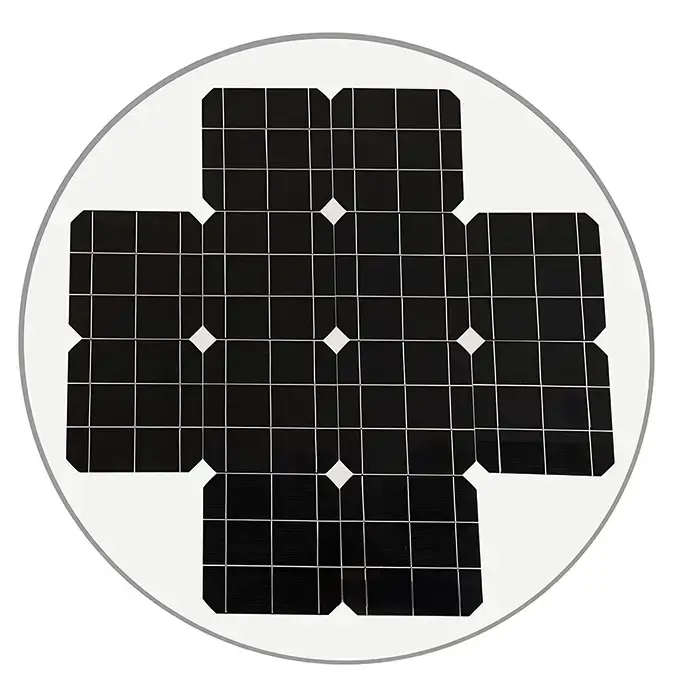 60W Painel Solar Circular